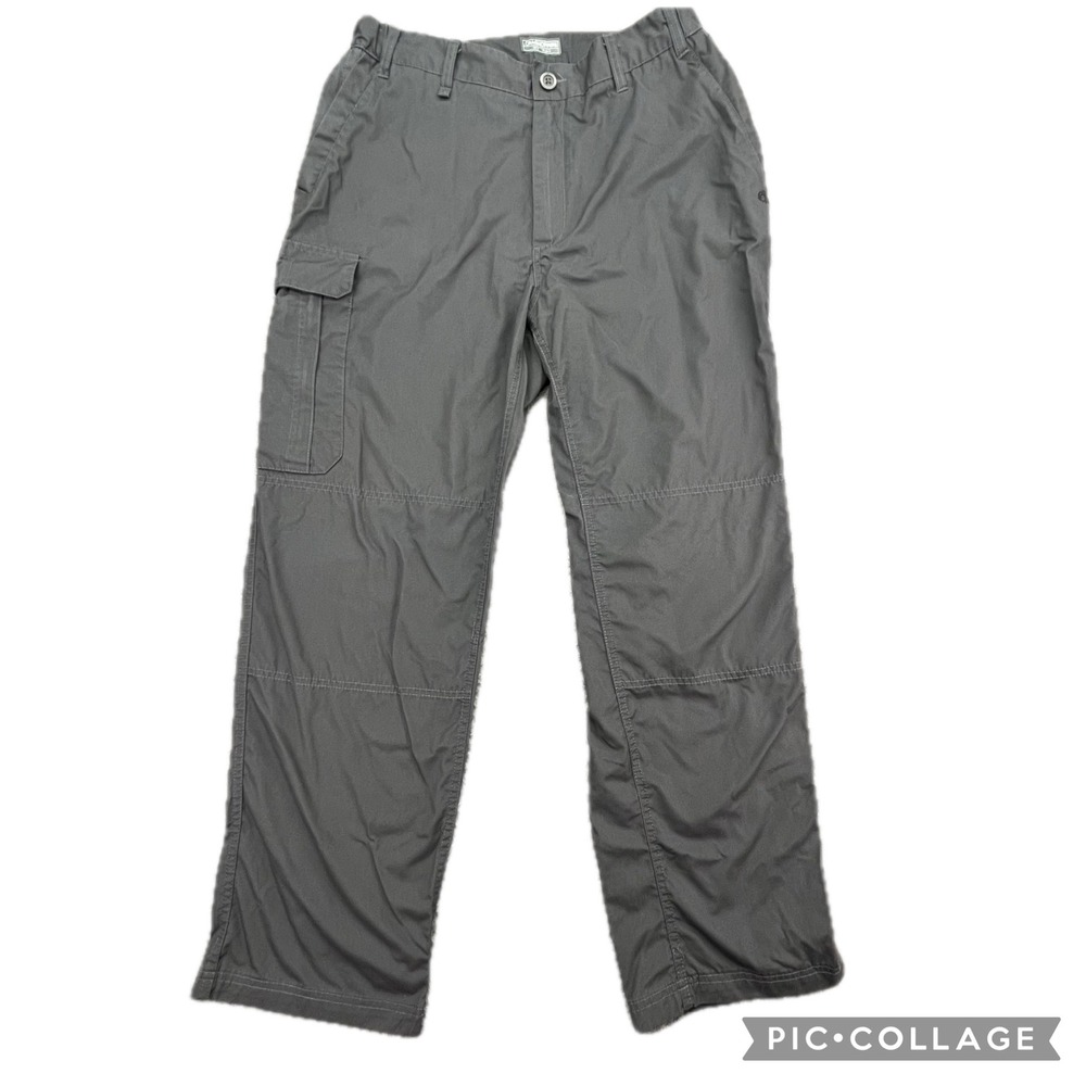 Craghoppers Mens Original Kiwi Trousers Gray Size 36R Outdoor Hiking Cargo Pants